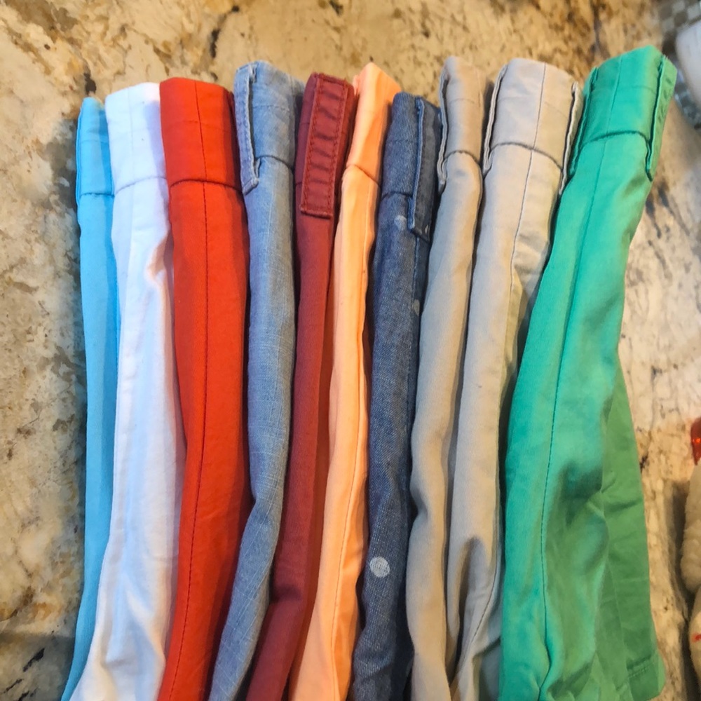 10 PAIRS J crew Chino Shorts Size 00